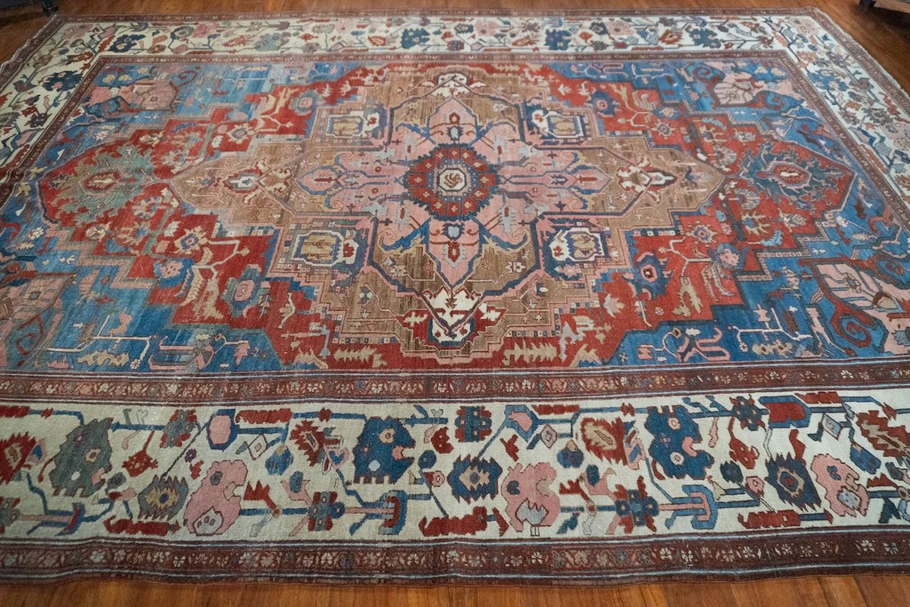 9'6"x13'6" Serapi, Antique