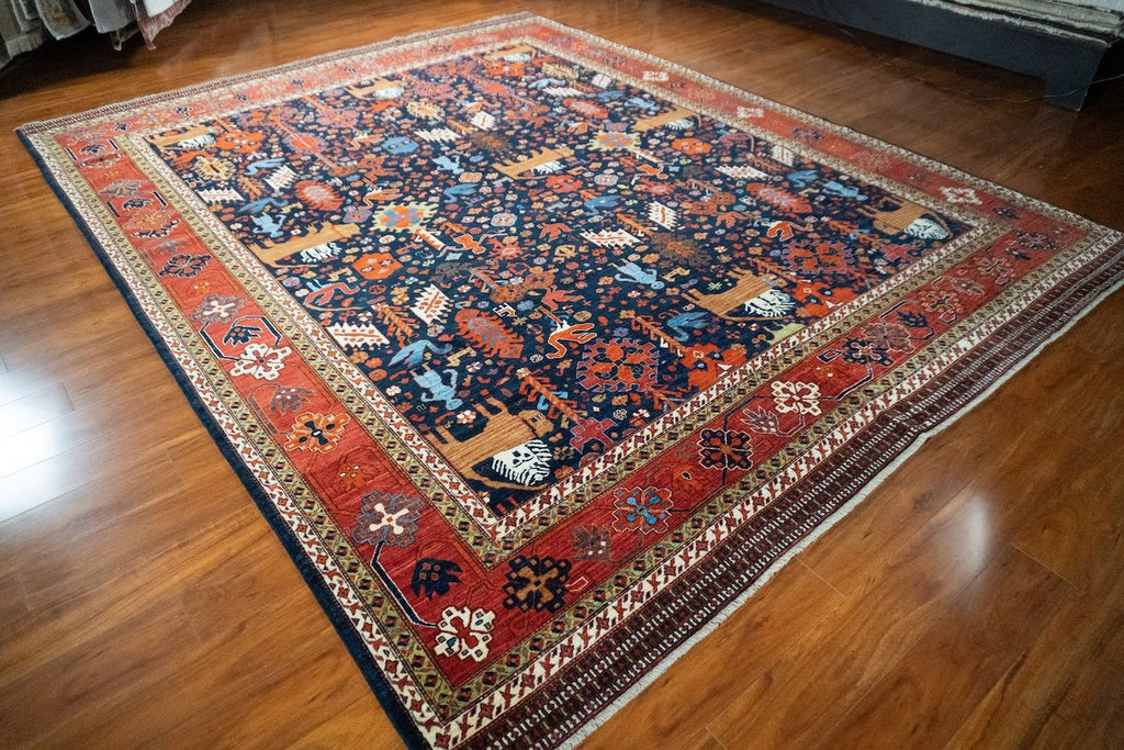 9'3"x11'10" Qashqaii, Tribal