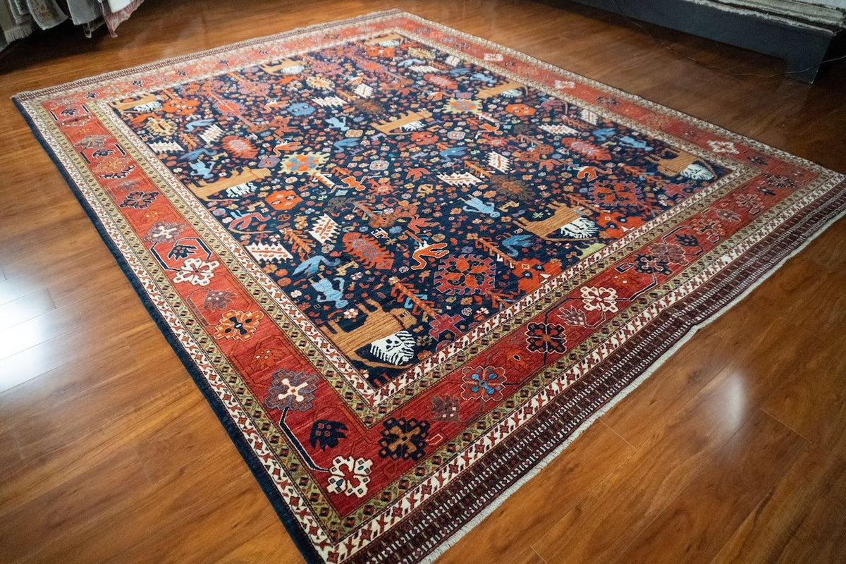 9'3"x11'10" Qashqaii, Tribal