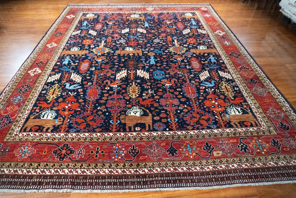 9'3"x11'10" Qashqaii, Tribal