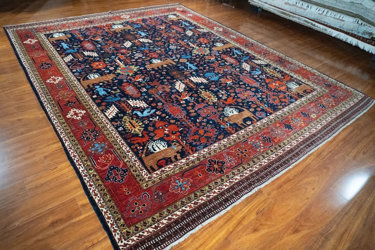 9'3"x11'10" Qashqaii, Tribal