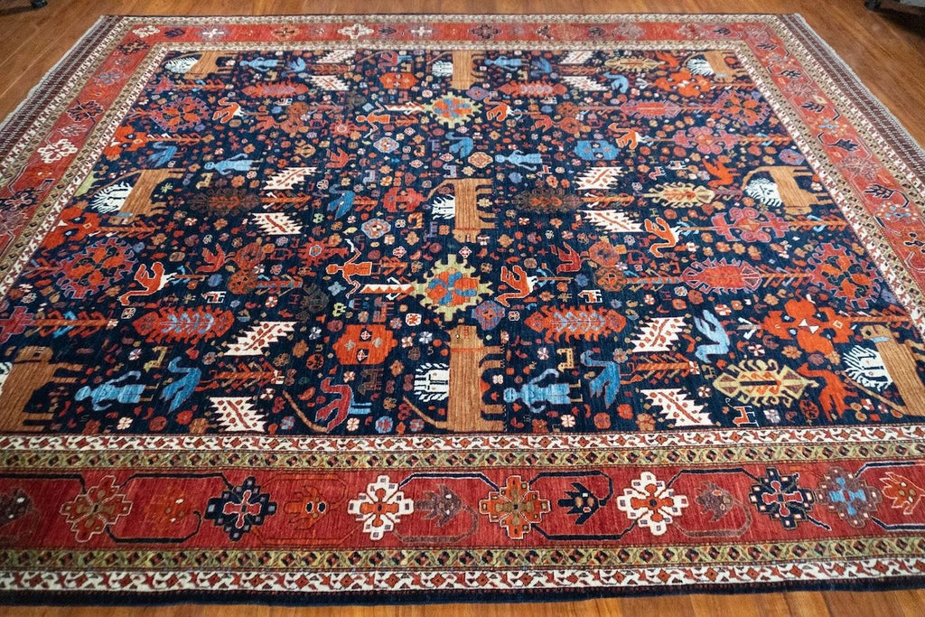 9'3"x11'10" Qashqaii, Tribal
