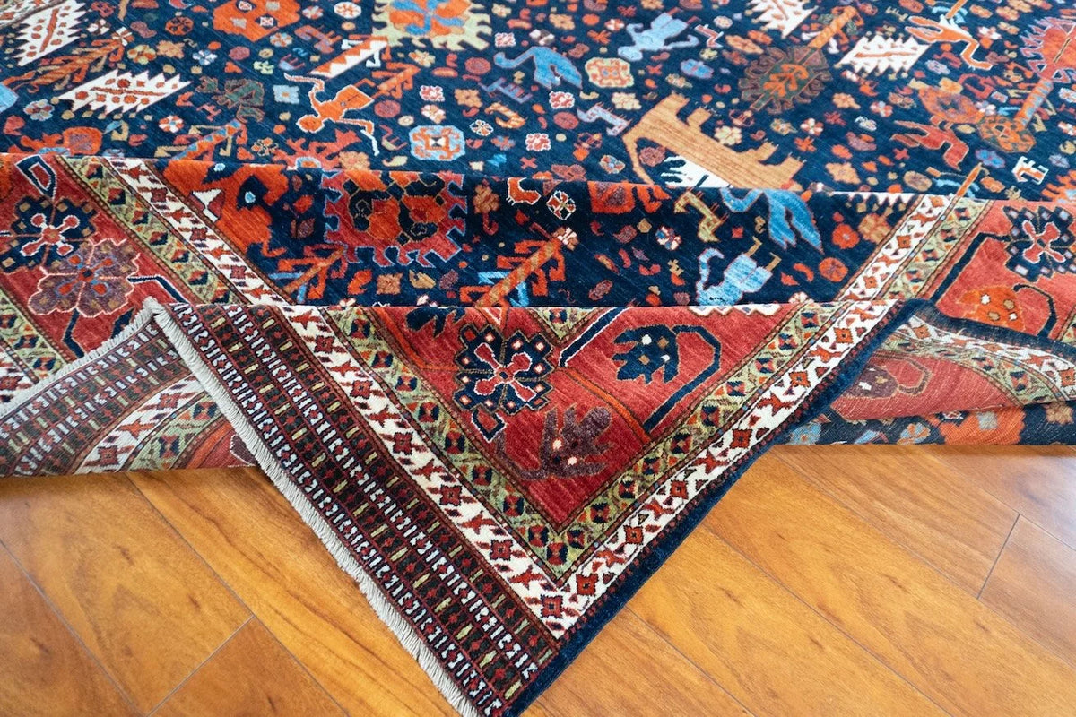 9'3"x11'10" Qashqaii, Tribal
