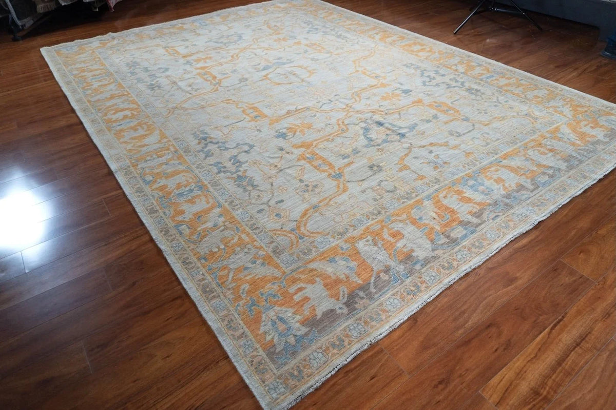 8'11"x12'2" Oushak, Tribal