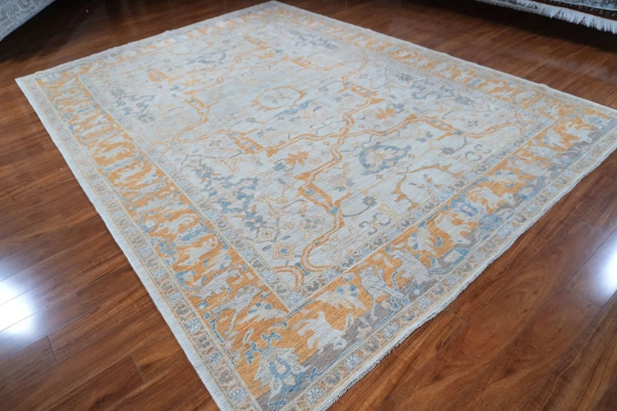 8'11"x12'2" Oushak, Tribal