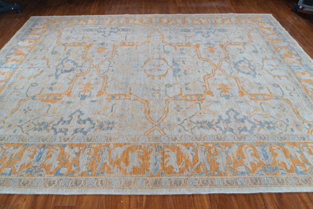 8'11"x12'2" Oushak, Tribal