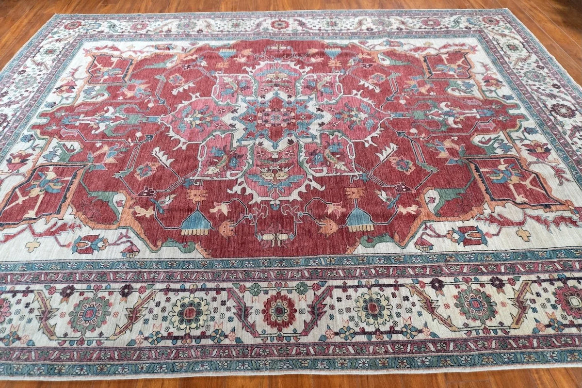 9' 0 X 11'11" Serapi, Tribal