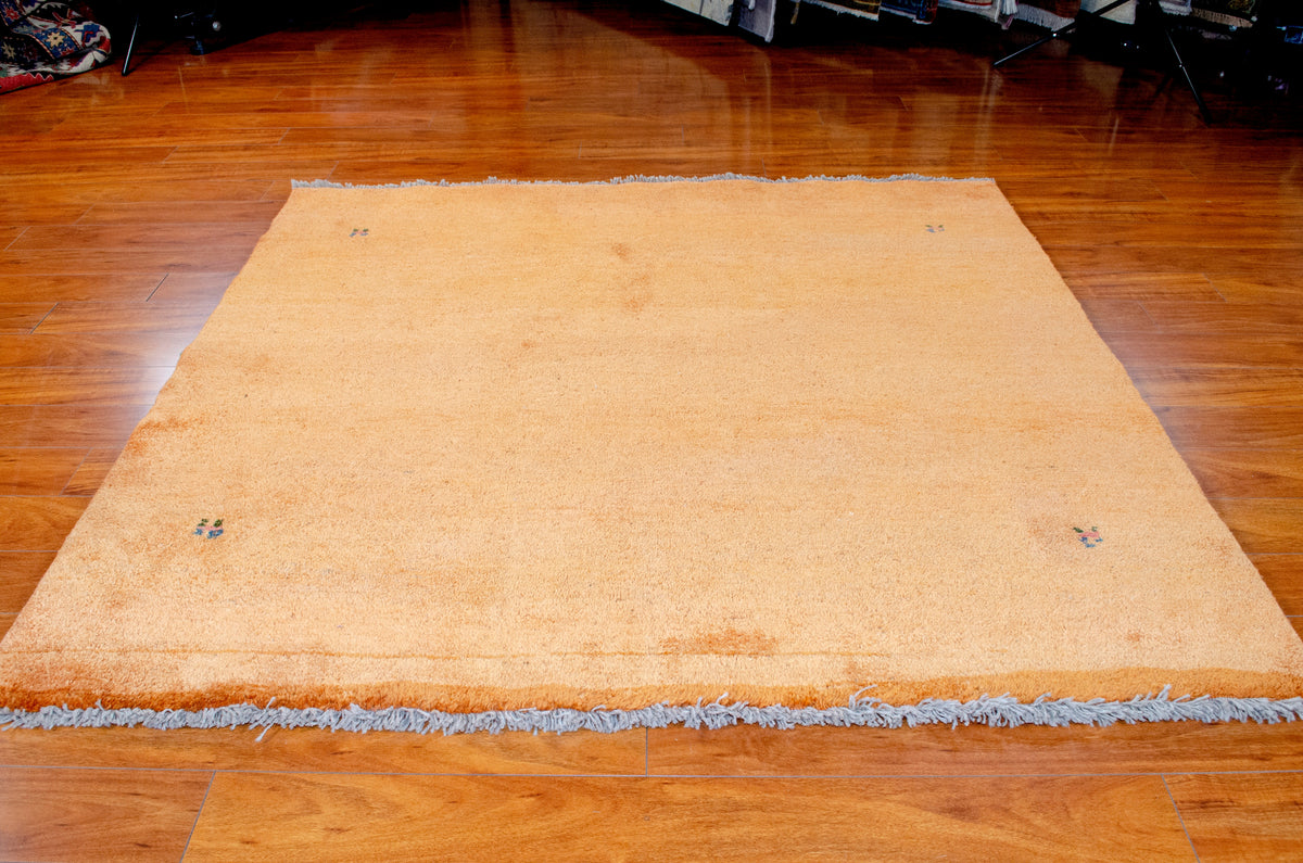 5'10"× 6'2" Gabbeh, Tribal
