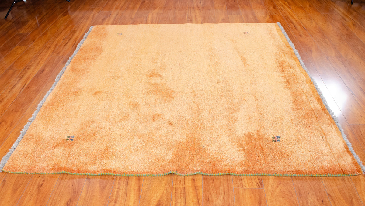 5'10"× 6'2" Gabbeh, Tribal
