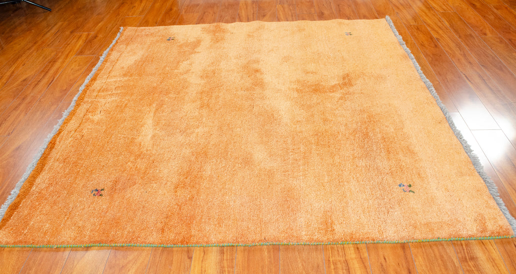 5'10"× 6'2" Gabbeh, Tribal