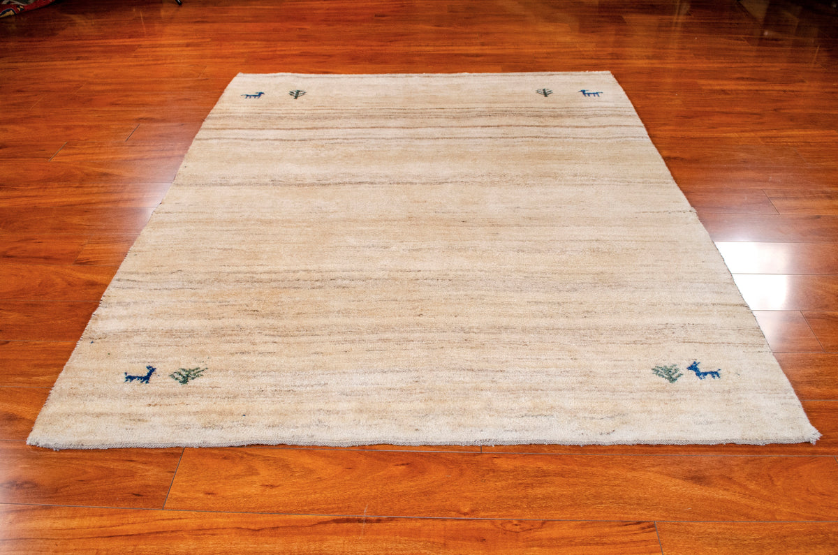 5'1"×6'1" Gabbeh, Tribal