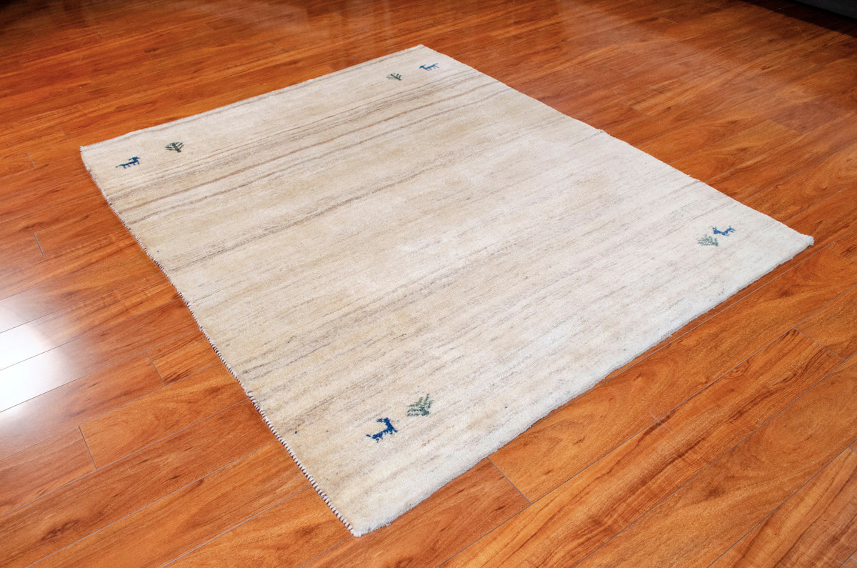 5'1"×6'1" Gabbeh, Tribal