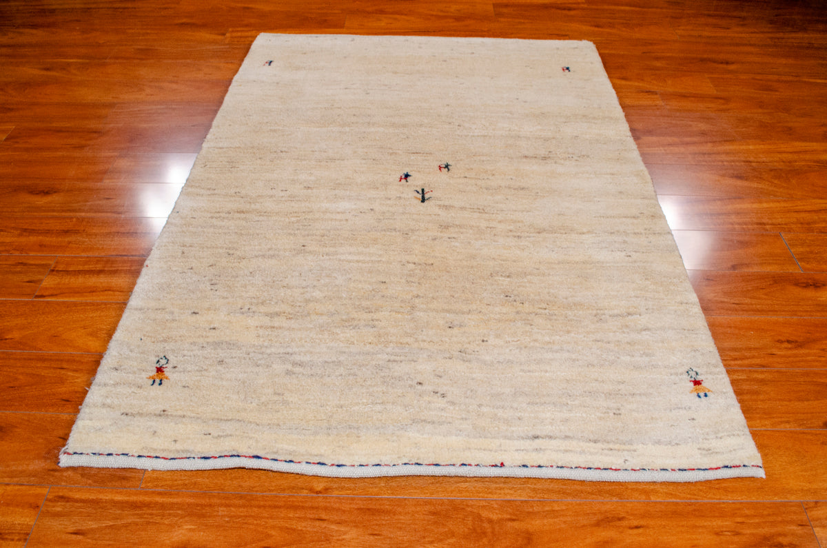 3'10"x 5'6" Gabbeh, Tribal