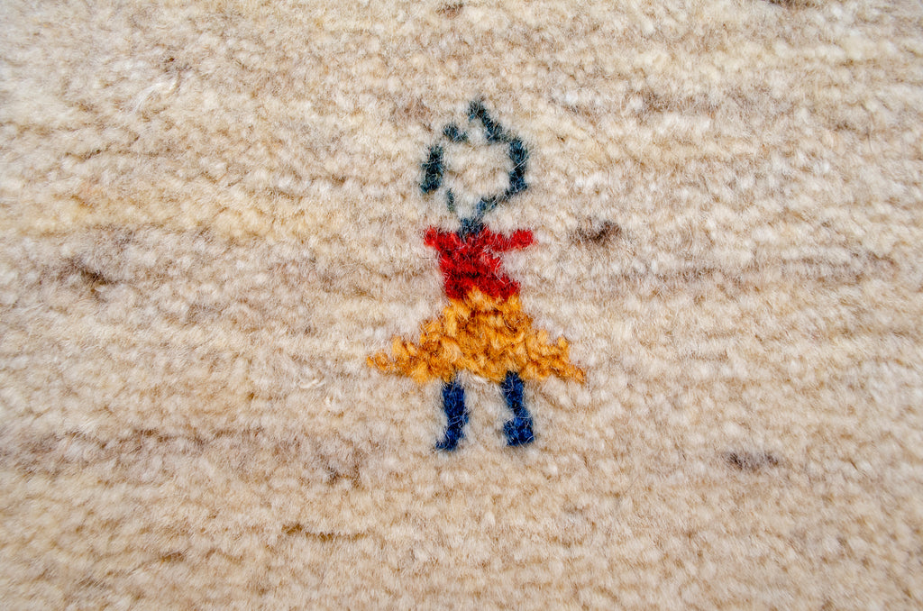 3'10"x 5'6" Gabbeh, Tribal