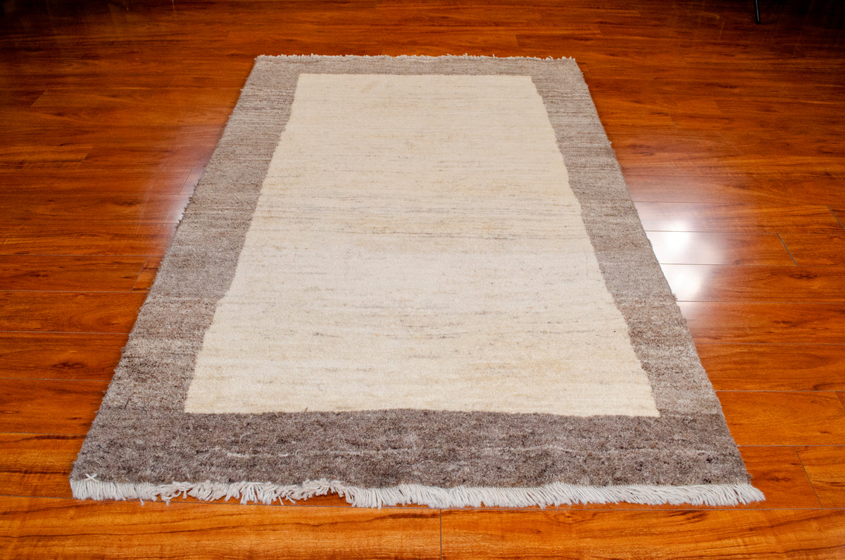 4'1"×6'3" Gabbeh, Tribal