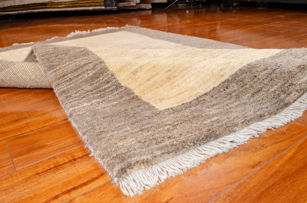 4'1"×6'3" Gabbeh, Tribal