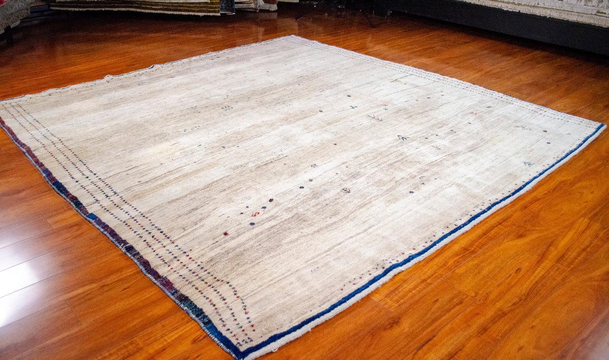 8’3”X8’8” Gabbeh, Tribal