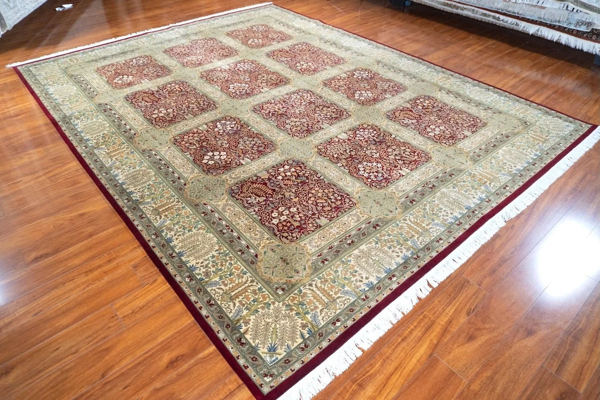 9'3"x12' Tabriz, Classic
