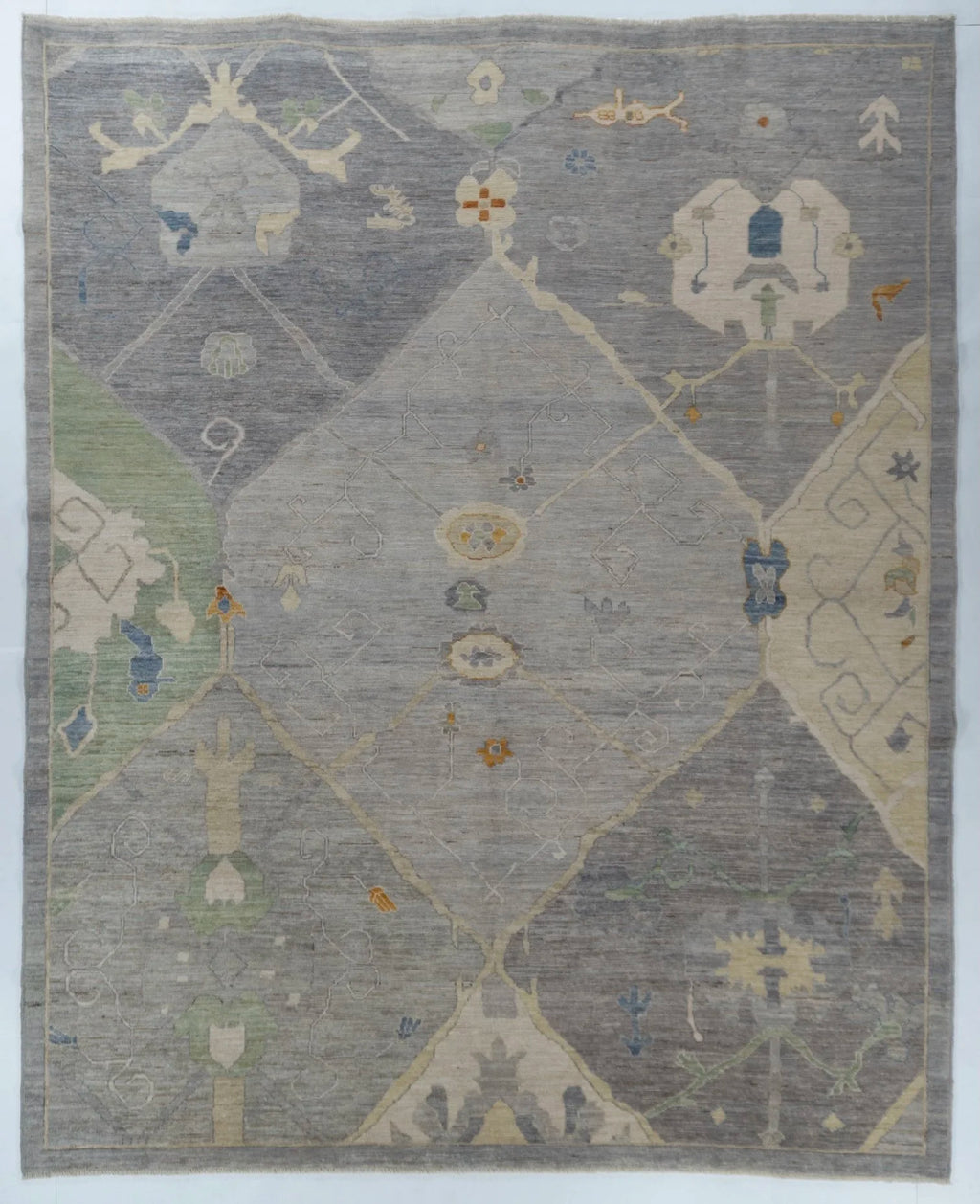 8x10 Oushak Turkish Tribal Rug
