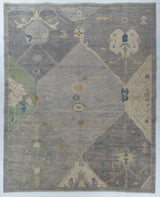 8'2"x10' Oushak, Tribal