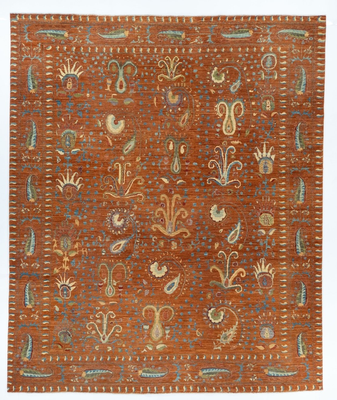 8x10 Suzani Afghan Tribal Rug