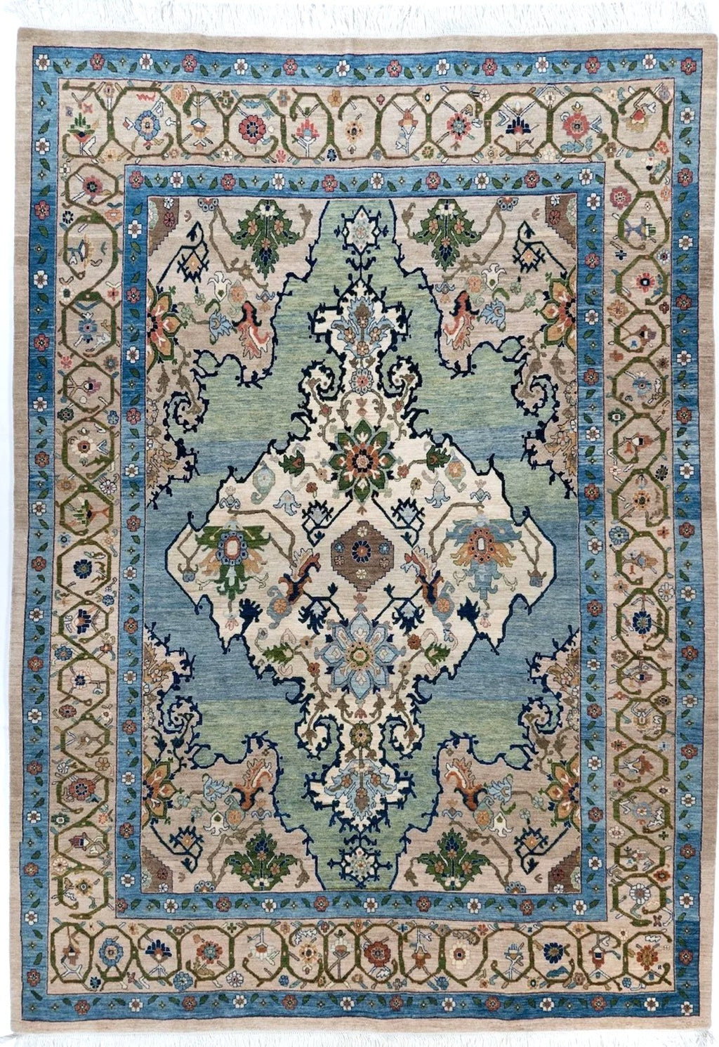 8x10 Senneh Persian Tribal Rug