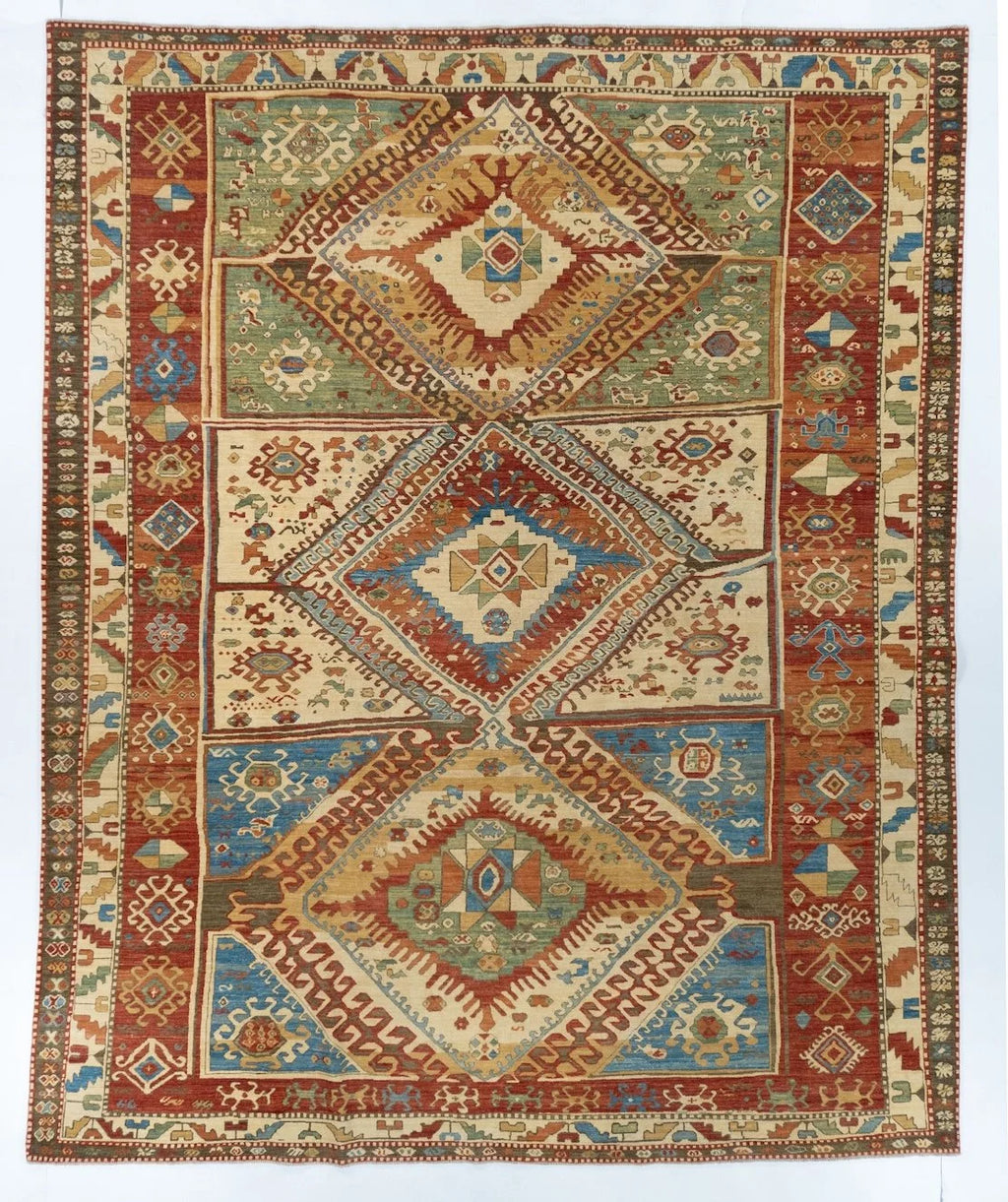 8x10 Kazak Afghan Tribal Rug