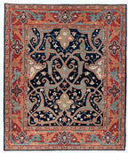 8x10 Bijar Afghan Tribal Rug