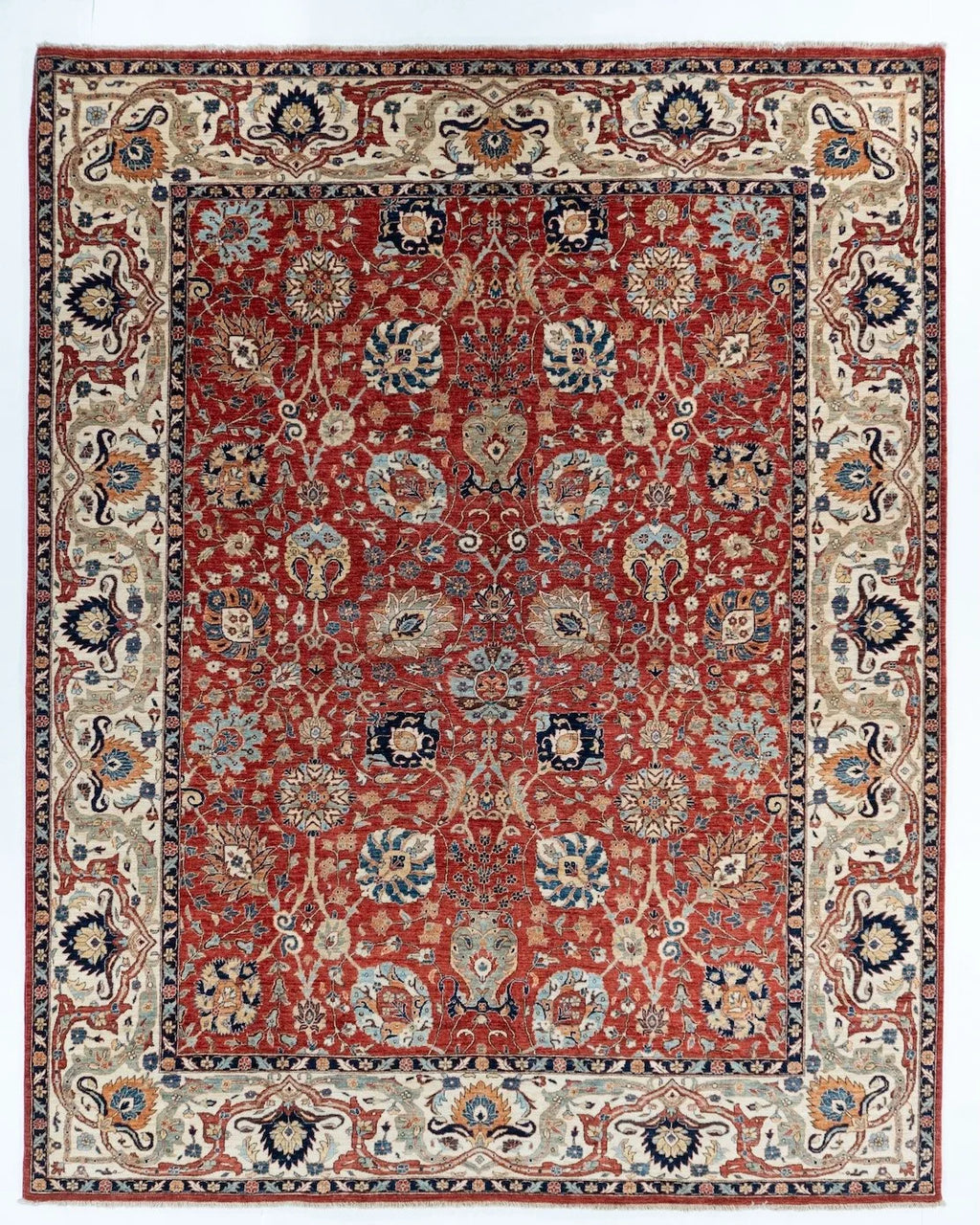 8x10 Tabriz Afghan Traditional Rug