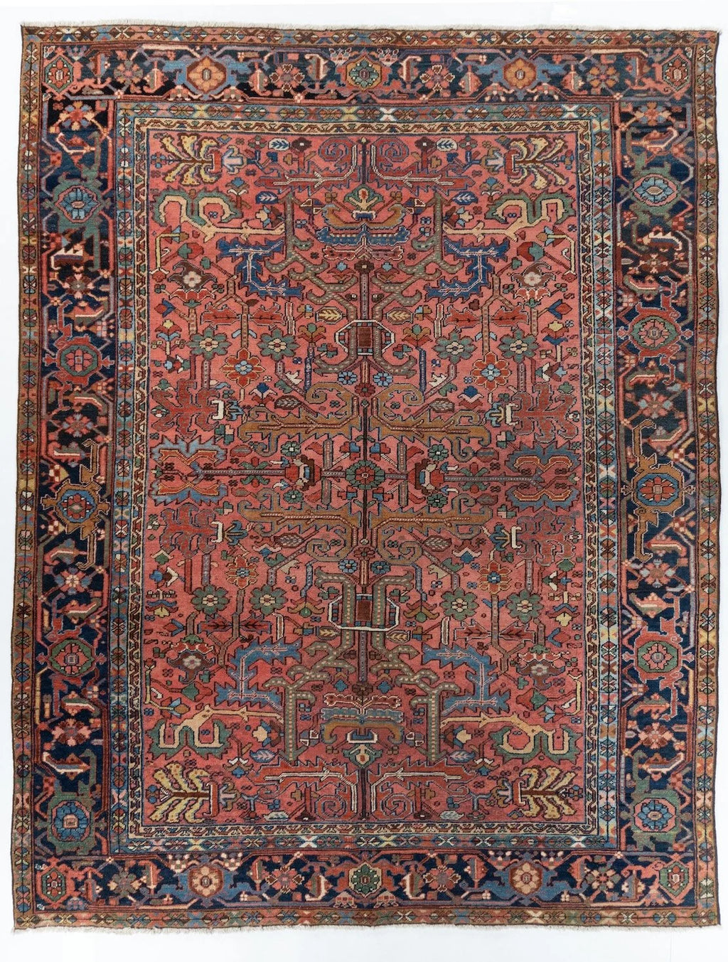 8x10 Heriz Persian Antique Rug