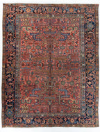 8x10 Heriz Persian Antique Rug