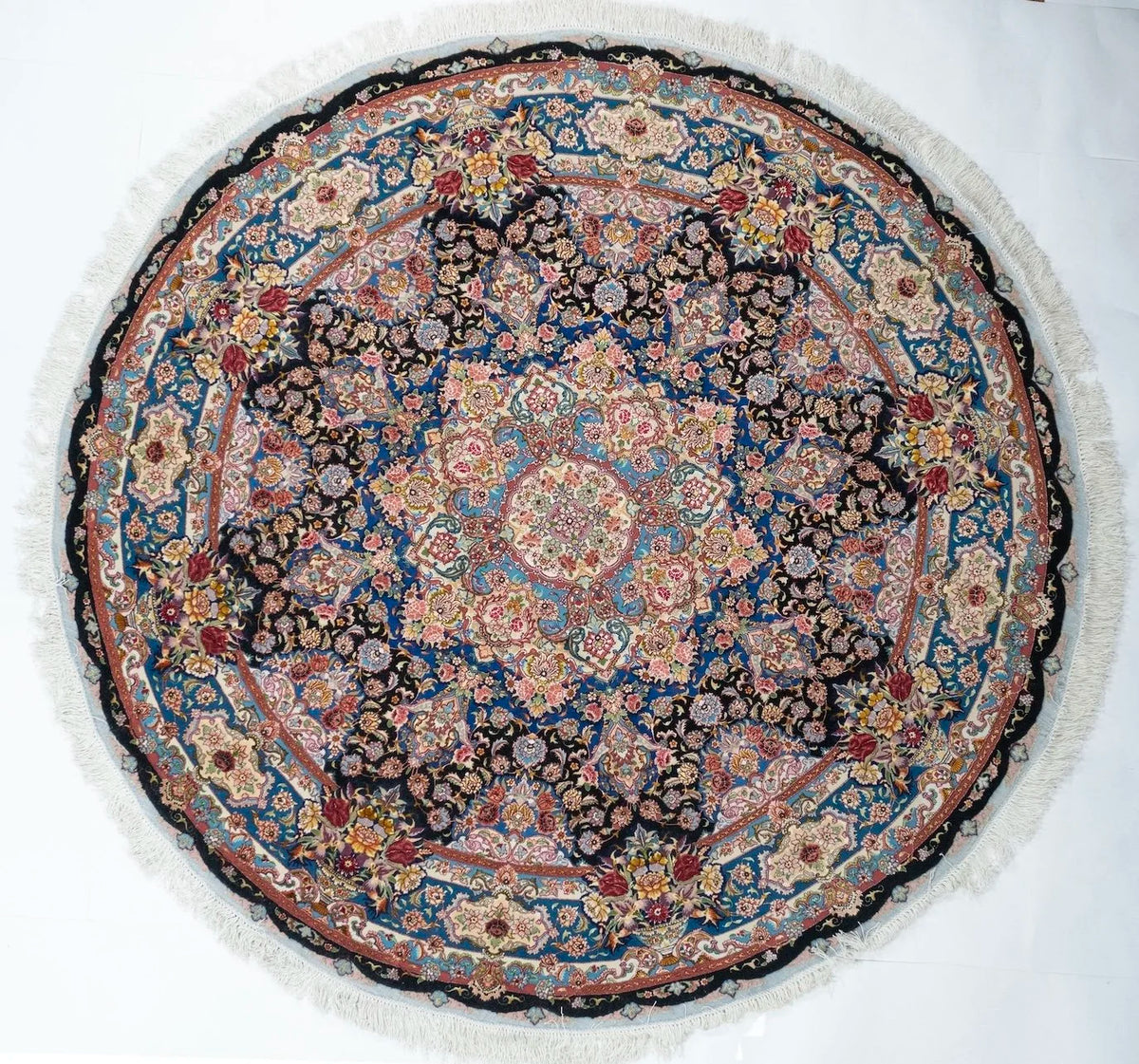 Square/Round Tabriz Persian Traditional Rug