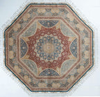 Square/Round Silk Chinese Traditional Rug