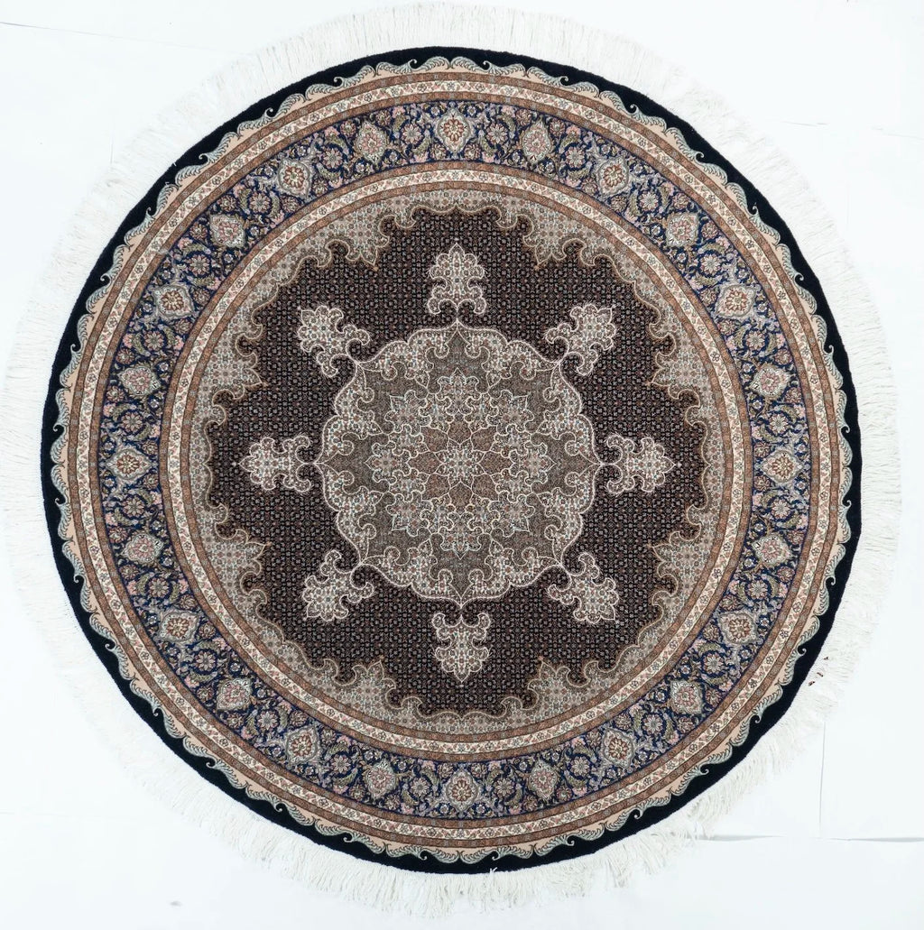 Square/Round Tabriz Persian Traditional Rug