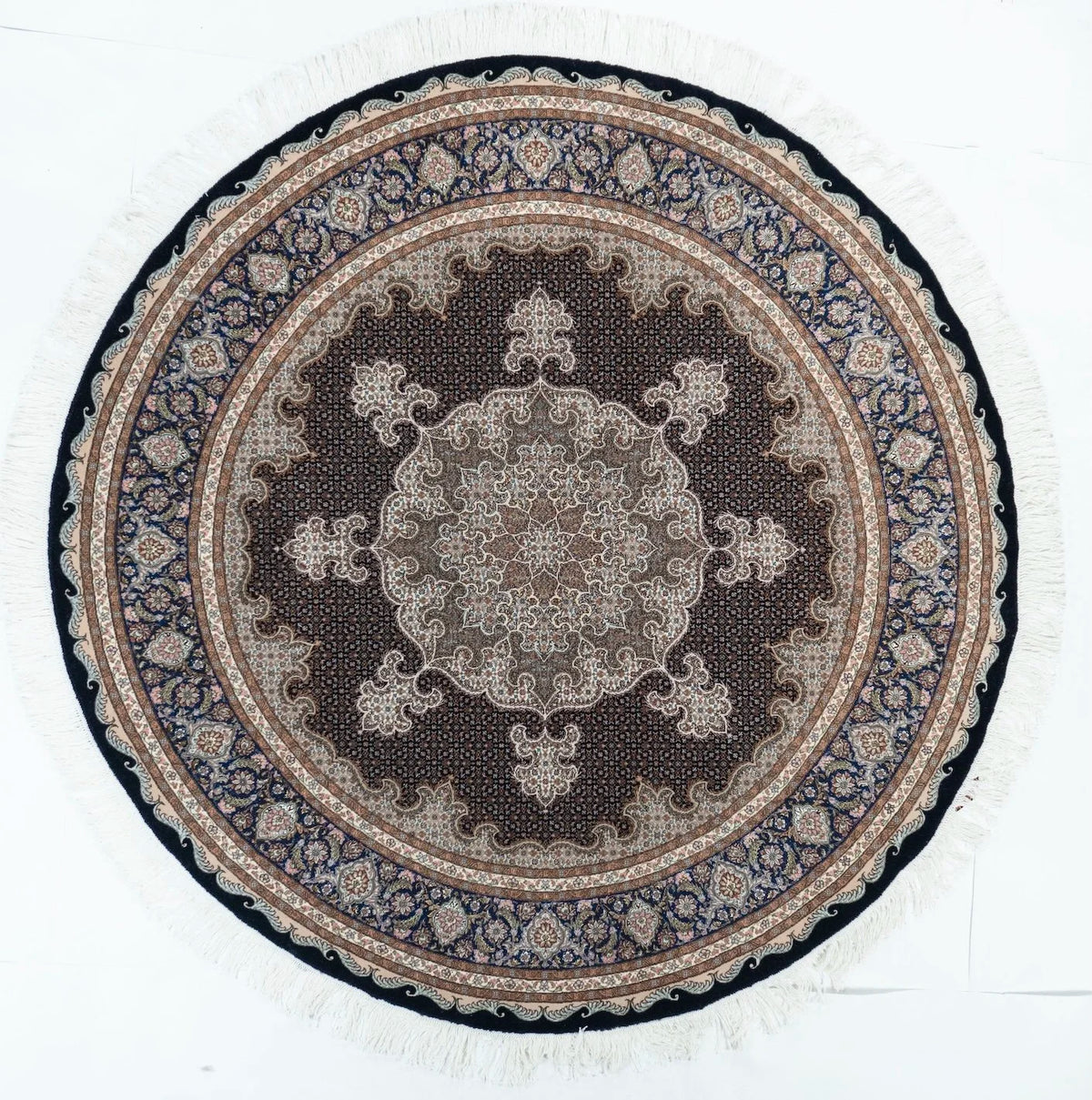 Square/Round Tabriz Persian Traditional Rug