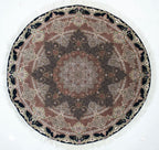 Square/Round Tabriz Persian Traditional Rug