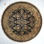 Square/Round Sarouk Indian Traditional Rug