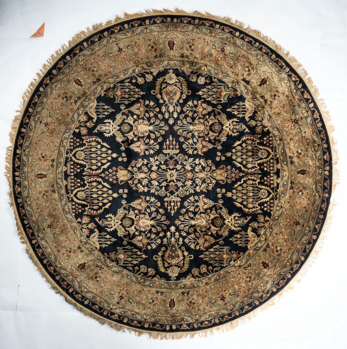Square/Round Sarouk Indian Traditional Rug