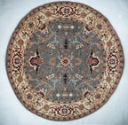 Square/Round Sultanabad Afghan Tribal Rug