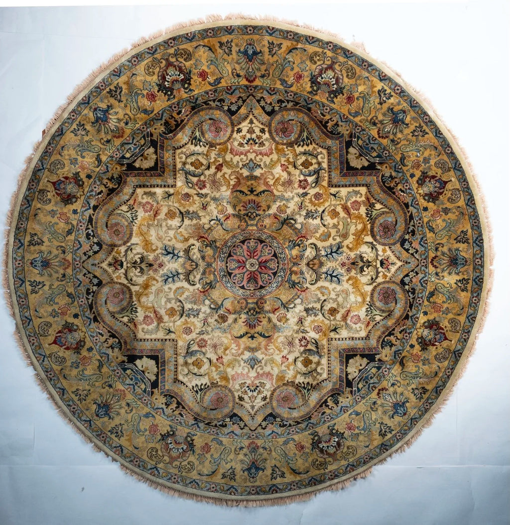 Square/Round Age Indian Traditional Rug