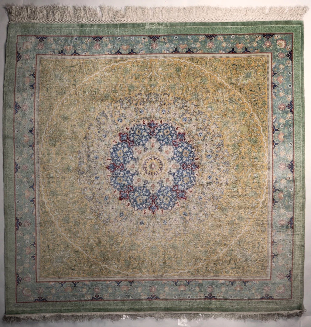 Square/Round Qum Persian Traditional Rug