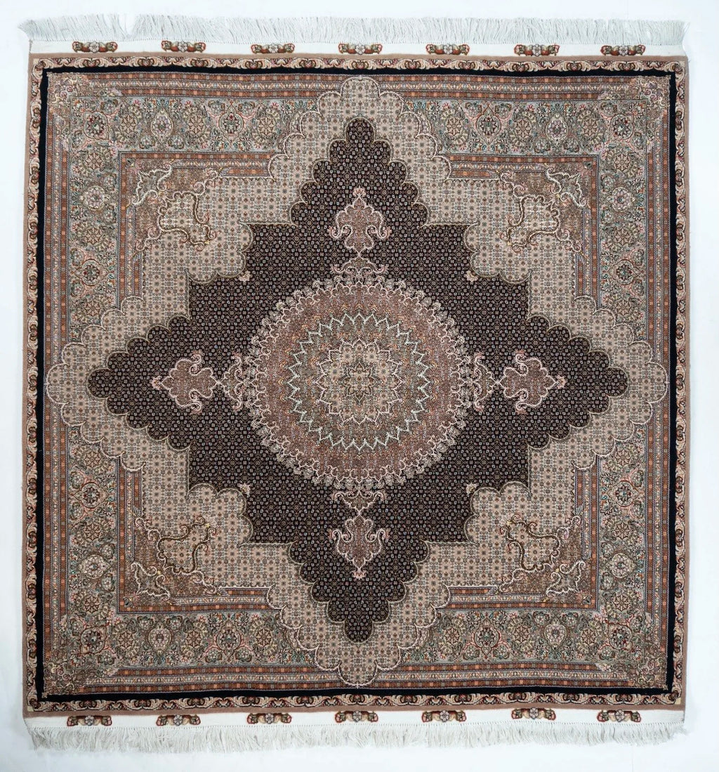 Square/Round Tabriz Persian Traditional Rug