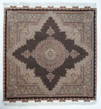 Square/Round Tabriz Persian Traditional Rug