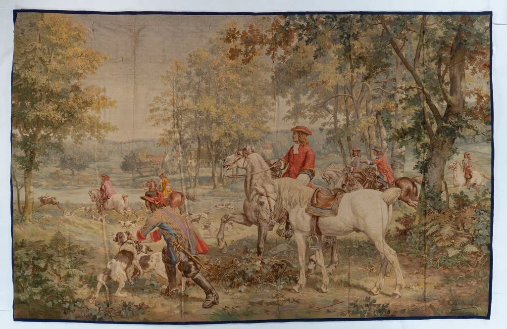 8x10 Tapestry French Antique Rug