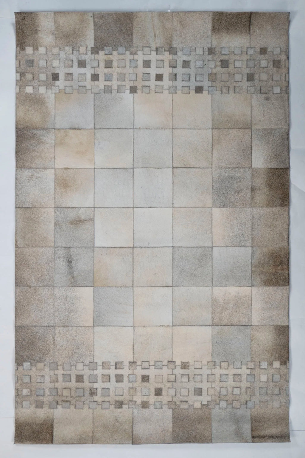 5x8 Cowhide Indian Transitional Rug