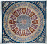 8'2"x8'6" Silk Qum