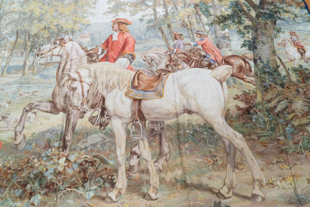 Antique Braquenie French Tapestry