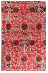 6'1"x9'3" Suzani, Tribal