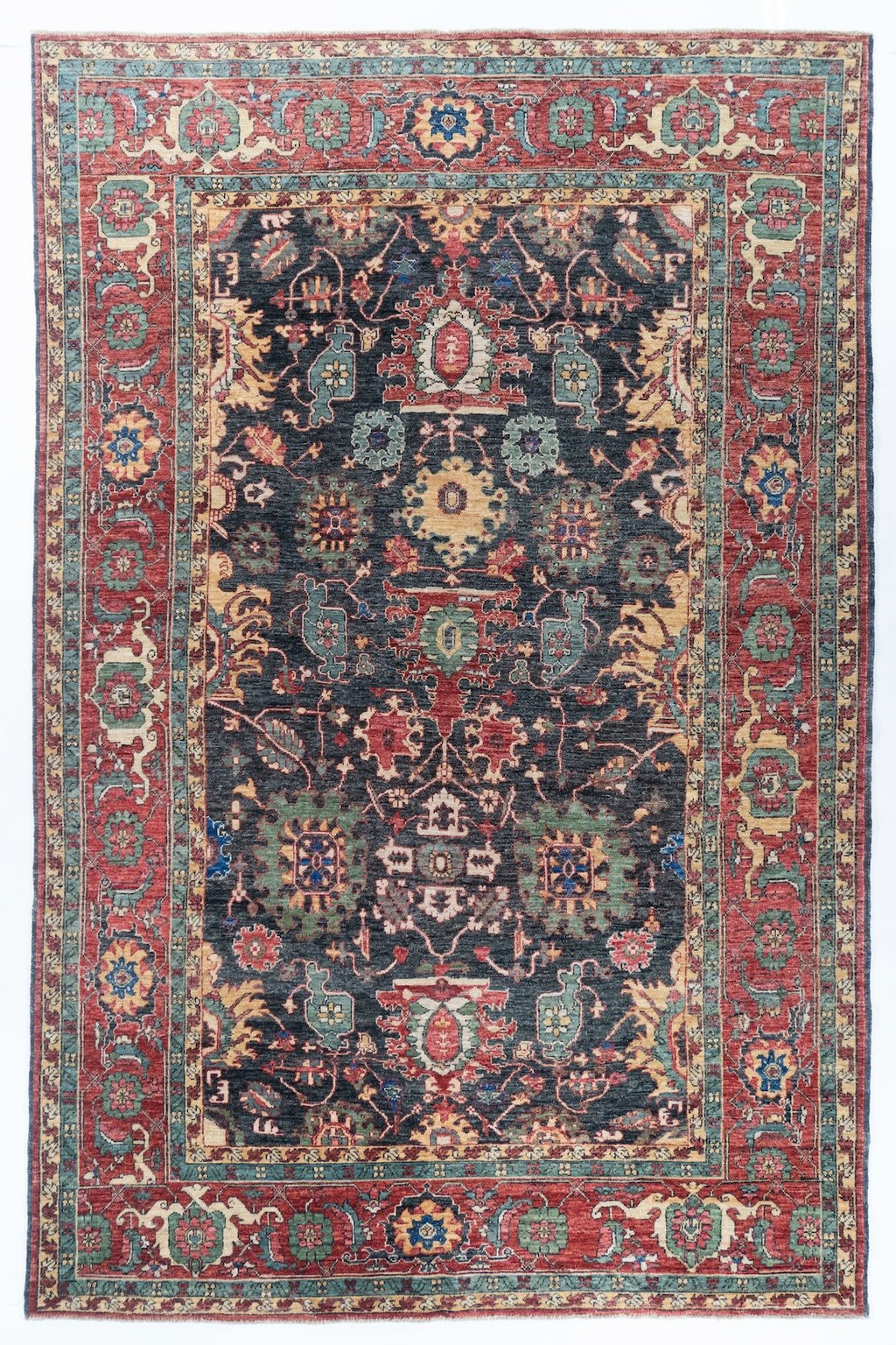 6x9 Serapi Afghan Tribal Rug