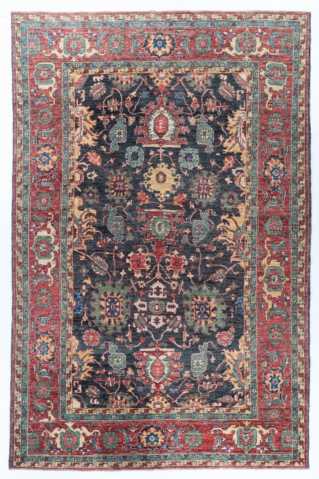 6x9 Serapi Afghan Tribal Rug